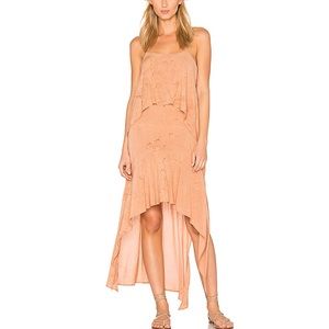 CASBAH TIERED MAXI IN RAIN SUNSET